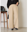 ウールライクキャタピラーパンツ