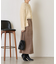 サイドボタンシャギーニット