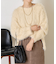 サイドボタンシャギーニット