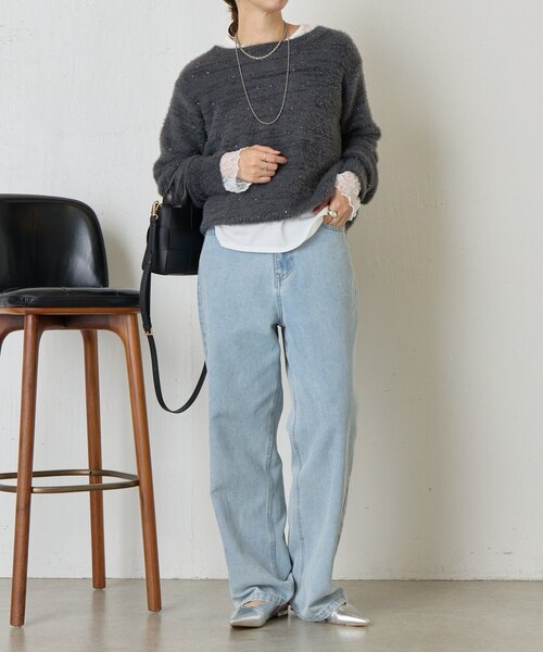 ガリャルダガランテ　レースカットソー ガリャルダガランテ GALLARDAGALANTE 【La nature linge】レース