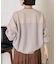 異素材配色ニット