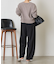 バレルレッグパンツ