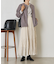 スエードコクーンコート