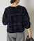 チェック柄シャギーニット