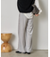 サイドラインベロアパンツ