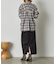 バックタックチェックシャツ