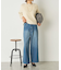 サイドフリンジデニムパンツ
