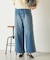 サイドフリンジデニムパンツ
