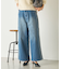 サイドフリンジデニムパンツ