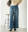 サイドフリンジデニムパンツ