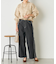 サイドフリンジデニムパンツ