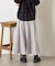 ナイロンピンタックフレアスカート