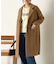 ウール混ロングコート