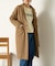 ウール混ロングコート
