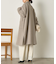 ウール混ロングコート