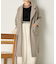 ウール混ロングコート