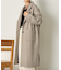ウール混ロングコート