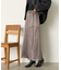 シャイニーラメロングスカート