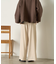 【あったかスラックス】2タックワイドパンツ