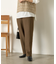 パイピングテーパードパンツ