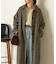 ヘリンボーンロングコート