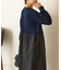 レイヤード風ナイロンワンピース