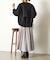 【あったか/上品】バックラッフルジャケット