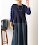 【体系カバー/上品】ペプラム切替ワンピース