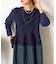 【体系カバー/上品】ペプラム切替ワンピース