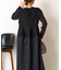 【体系カバー/上品】ペプラム切替ワンピース