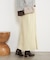 【ウエストゴム/楽チン】ワッシャーツイルロングスカート