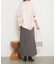 【ウエストゴム/楽チン】ワッシャーツイルロングスカート