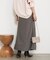 【ウエストゴム/楽チン】ワッシャーツイルロングスカート