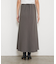 【ウエストゴム/楽チン】ワッシャーツイルロングスカート