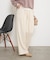 【ゆるっと美シルエット】ウエストギャザーワイドパンツ