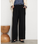 【ゆるっと美シルエット】ウエストギャザーワイドパンツ