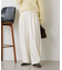 裾ボタンカーブパンツ