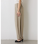 裾ボタンカーブパンツ