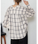 【好評につき再入荷！】オンブレーチェックダブルシャツ