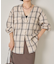 【好評につき再入荷！】オンブレーチェックダブルシャツ