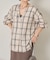 【好評につき再入荷！】オンブレーチェックダブルシャツ