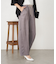 レイヤード風スエードカーブパンツ