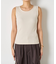 【シャツのインナーに最適◎】リブタンクトップ