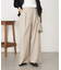 【美脚見え◎】ワンタックワイドパンツ