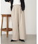【美脚見え◎】ワンタックワイドパンツ
