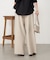 【美脚見え◎】ワンタックワイドパンツ