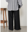 【美脚見え◎】ワンタックワイドパンツ