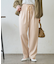 【楽なのに、きれい】イージーテーパードパンツ