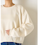 袖サテンギャザープルオーバー