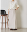 【軽やかロング】レーヨンナイロンロングスカート